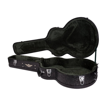 Crossfire Deluxe Shaped Small Body Acoustic Guitar Hard Case - Paisley Black — view 4