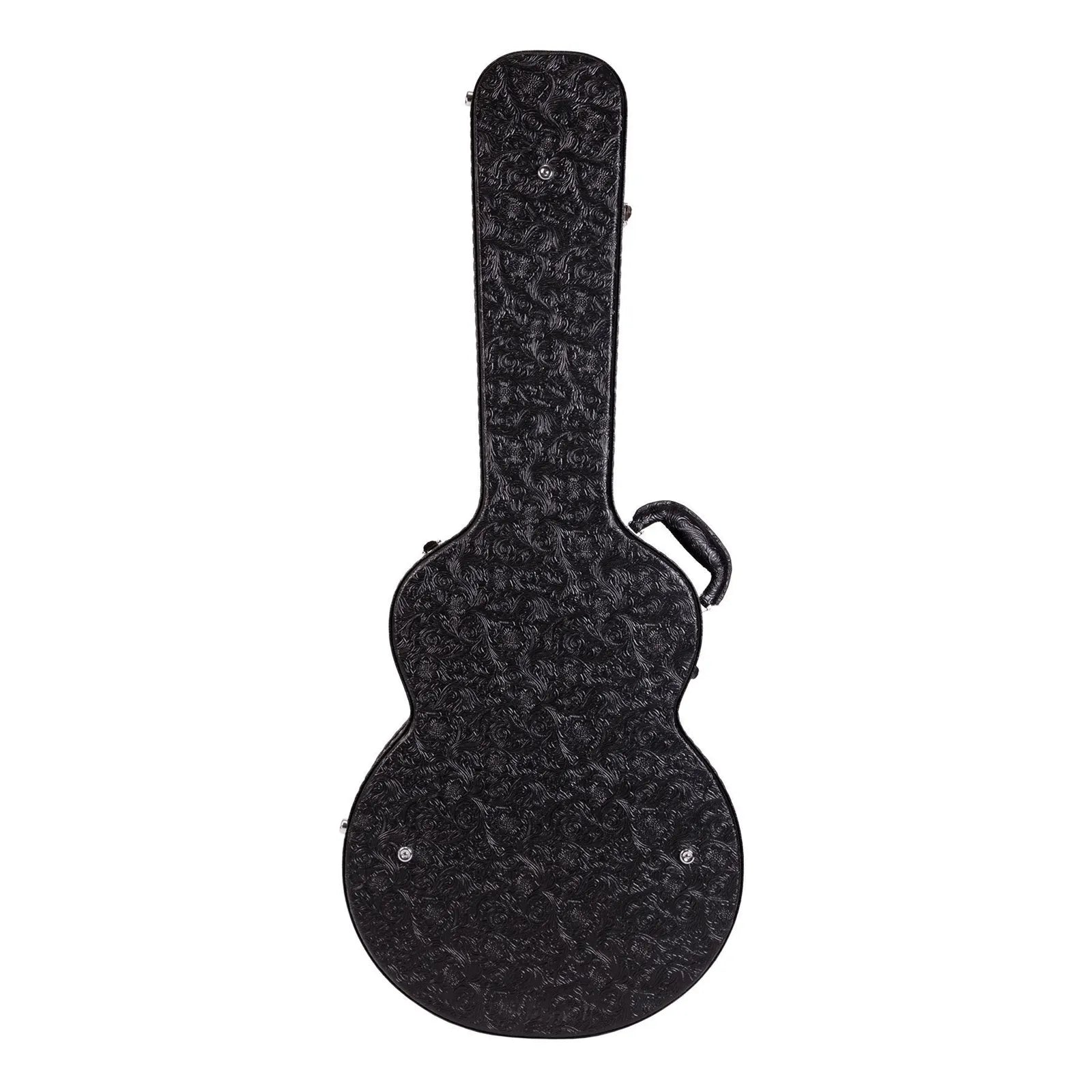 Crossfire Deluxe Shaped Small Body Acoustic Guitar Hard Case - Paisley Black — view 2