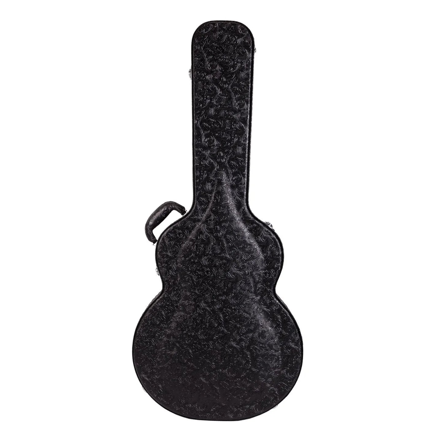 Crossfire Deluxe Shaped 335-Style Electric Guitar Hard Case - Paisley Black