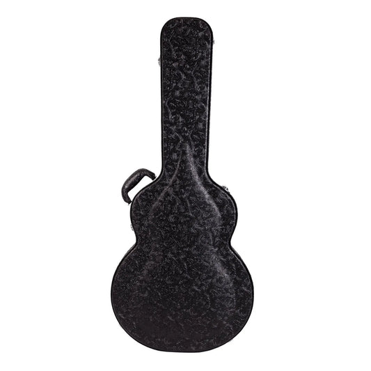 Crossfire Deluxe Shaped 335-Style Electric Guitar Hard Case - Paisley Black