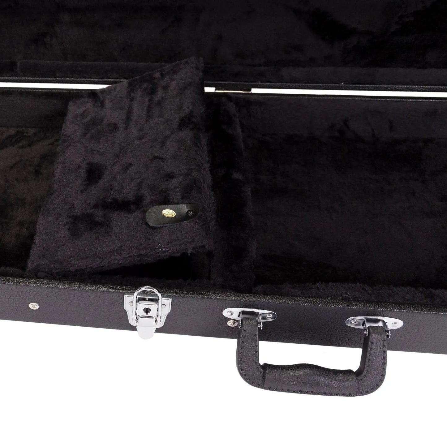Crossfire Standard Rectangular Electric Guitar Hard Case for ST and TE Styles - Black — view 6