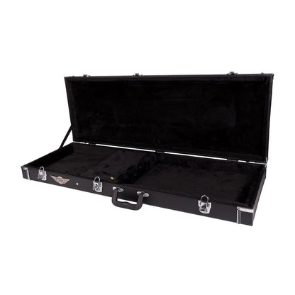 Crossfire Standard Rectangular Electric Guitar Hard Case for ST and TE Styles - Black — view 4