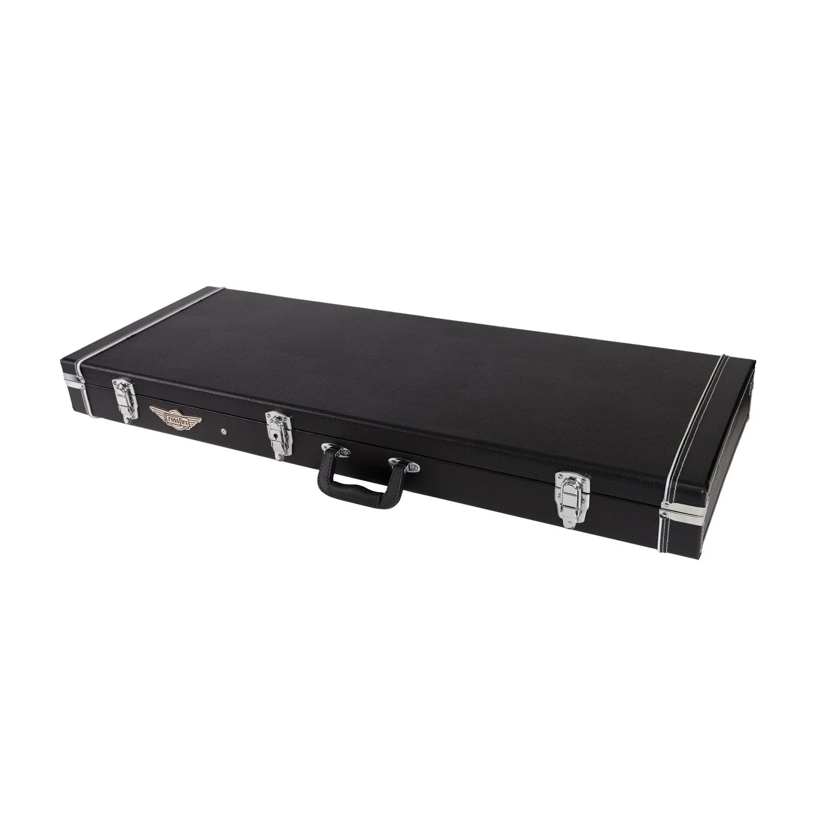 Crossfire Standard Rectangular Electric Guitar Hard Case for ST and TE Styles - Black — view 5