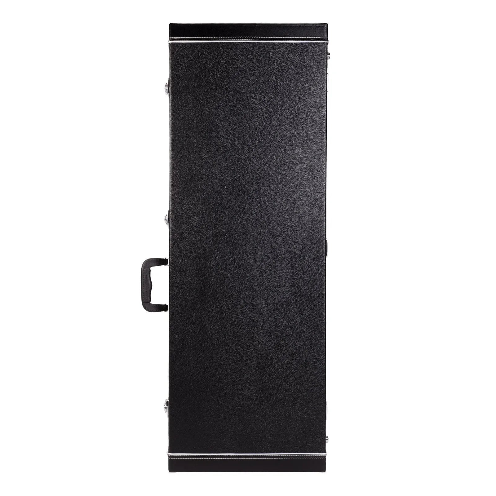 Crossfire Standard Rectangular JM and Jag-Style Offset Guitar Hard Case - Black Vinyl, Heavy Duty Plywood, Plush Interior, Lockable Latch