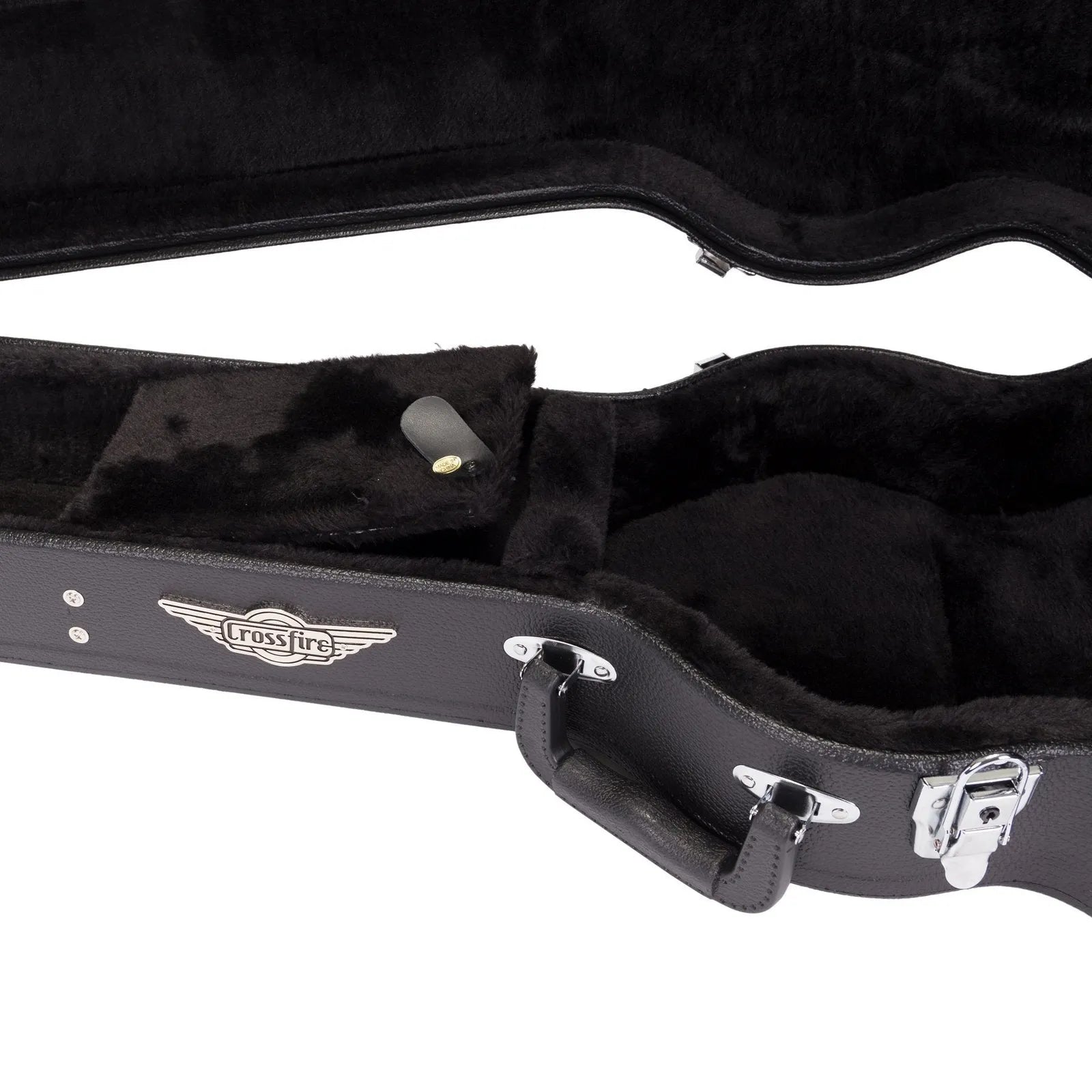 Crossfire LP-Style Electric Guitar Hard Case - Black — view 5