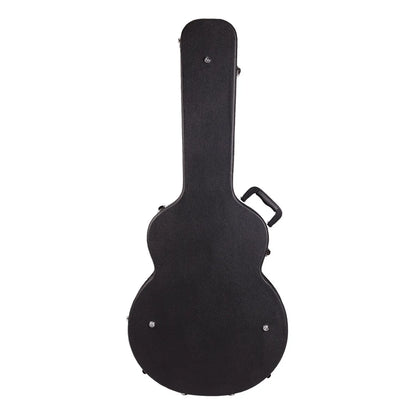 Crossfire 335-Style Electric Guitar Hard Case - Black Vinyl, Plywood, Plush Interior, Accessories Compartment, Lockable Latch — view 2