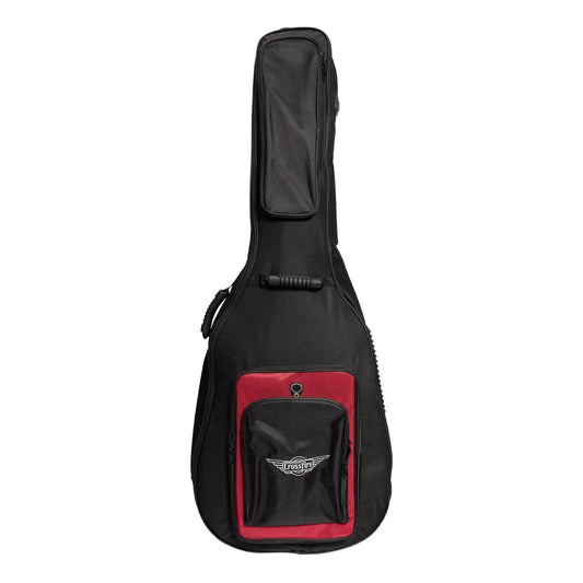 Crossfire Deluxe Padded Acoustic Bass Guitar Gig Bag - Black