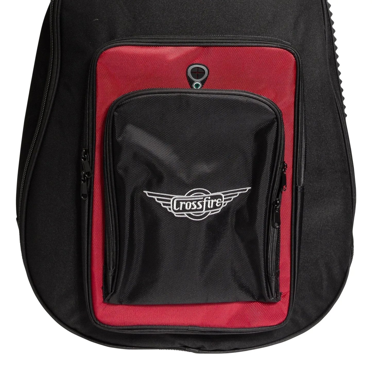 Crossfire Deluxe Padded Acoustic Bass Guitar Gig Bag - Black — view 4