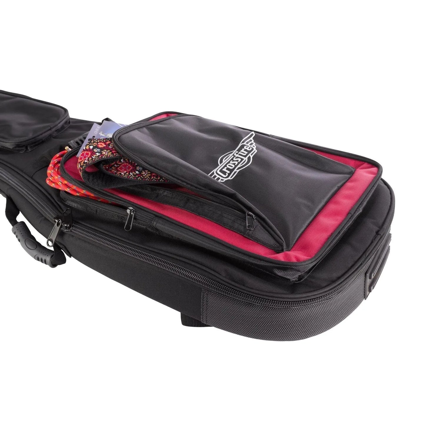 Crossfire Deluxe Padded Electric Guitar Gig Bag - Black — view 3