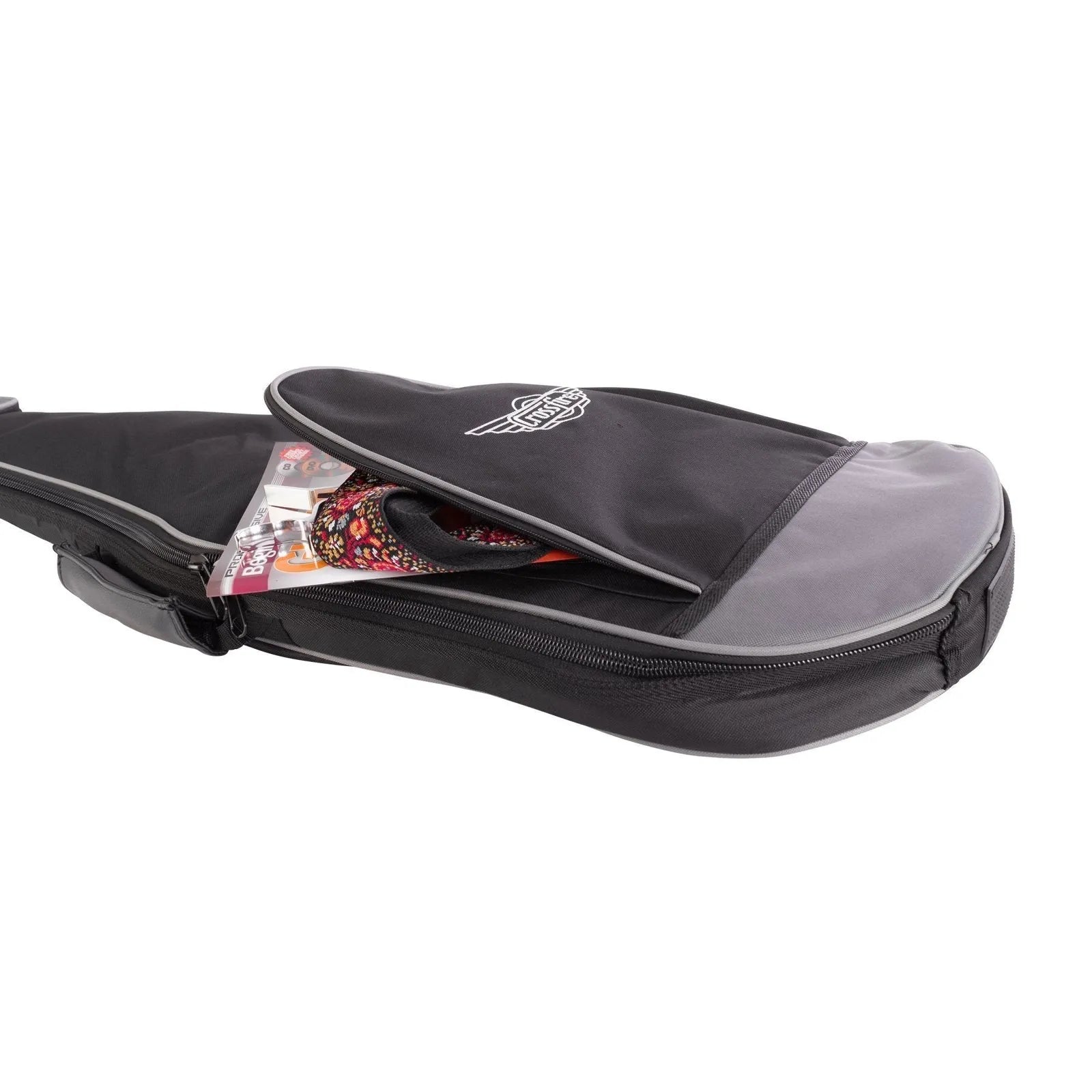 Crossfire Standard Padded Electric Bass Guitar Gig Bag - Black — view 3