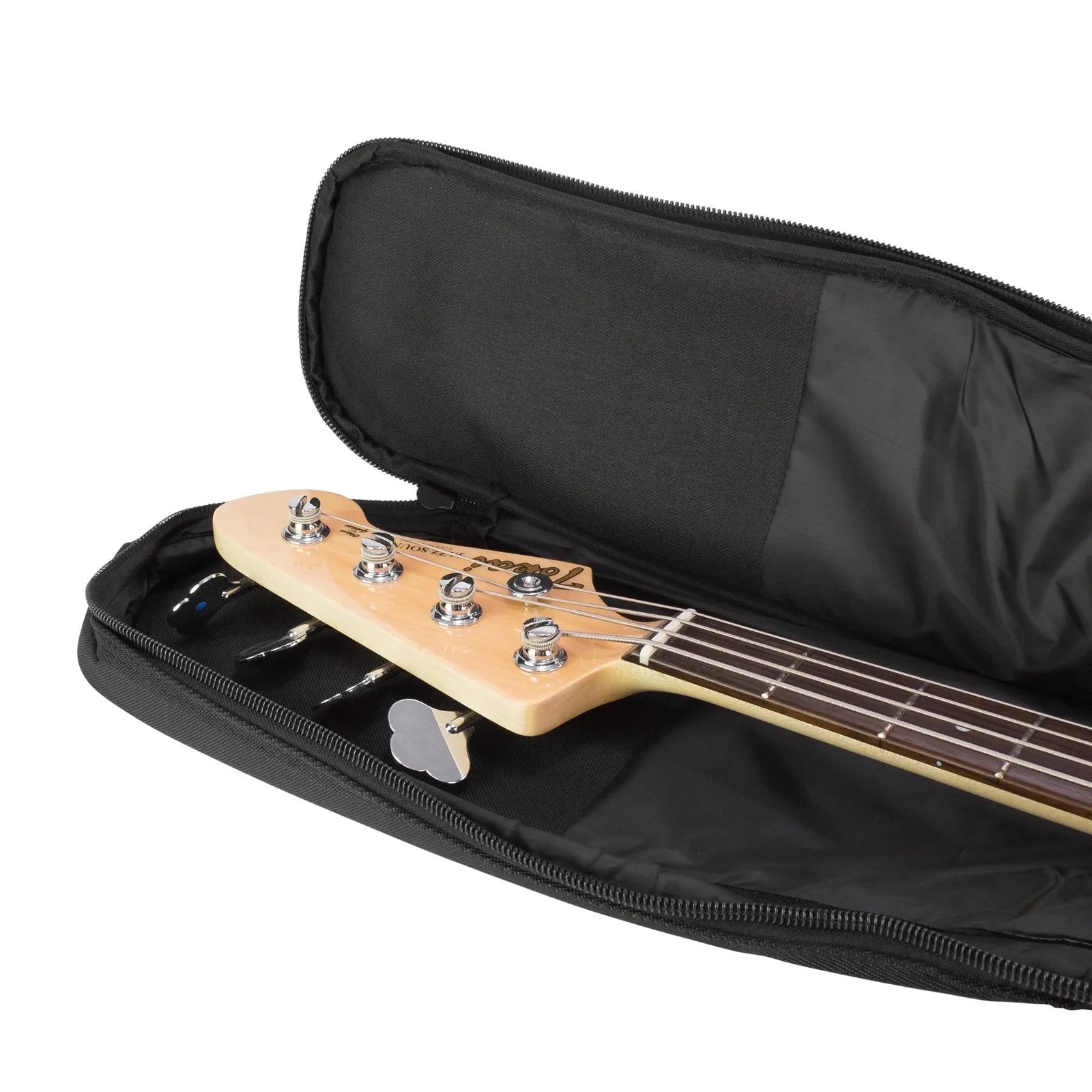 Crossfire Standard Padded Electric Bass Guitar Gig Bag - Black — view 4