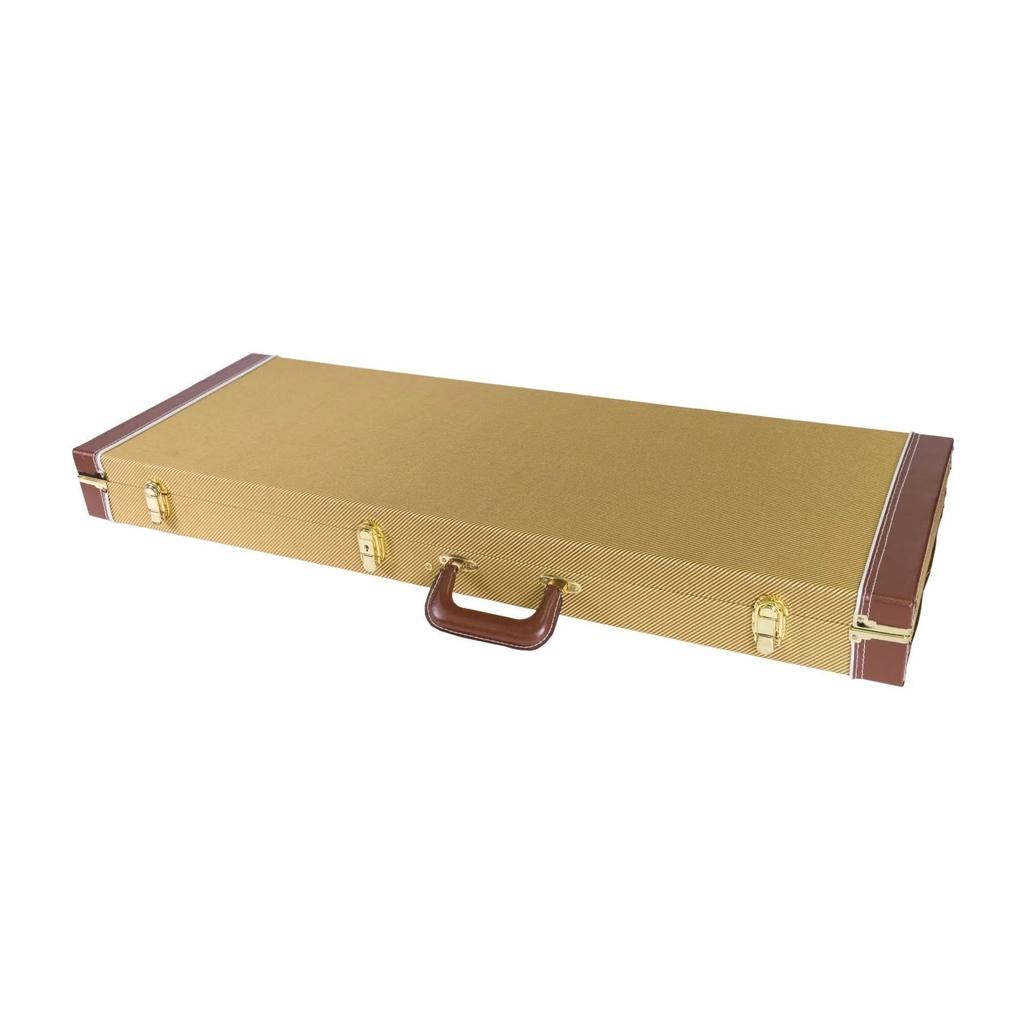 Crossfire Vintage Style Electric Guitar Hard Case for ST and TL Guitars - Tweed — view 5