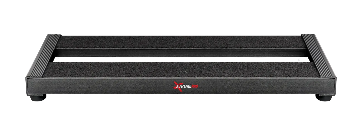 Xtreme PRO Pedal Board - Small with Lightweight Aluminium Frame and Padded Gig Bag