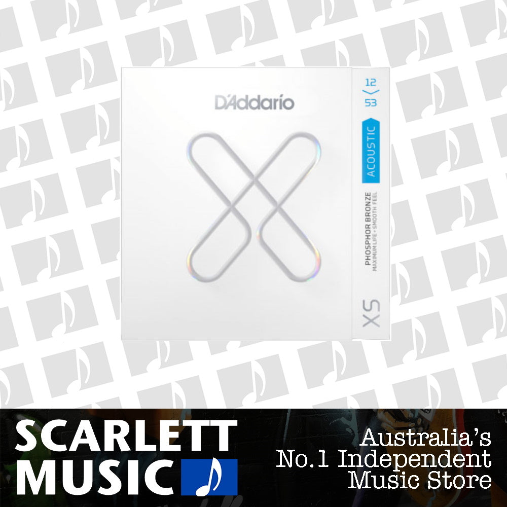 D'addario XS Phospher Bronze 12-53 Coated Acoustic Guitar Strings — view 2