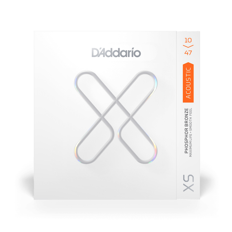 D'Addario XSAPB1656 Medium Resosonic Coated Acoustic Guitar Strings 16-56 Phosphor Bronze 6-String Set — view 4