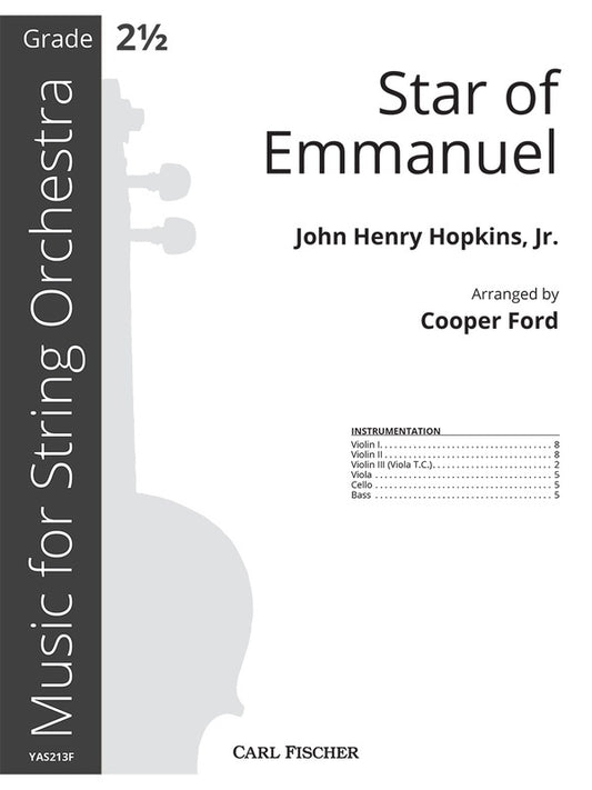 Star Of Emmanuel So2.5 Full Score Score