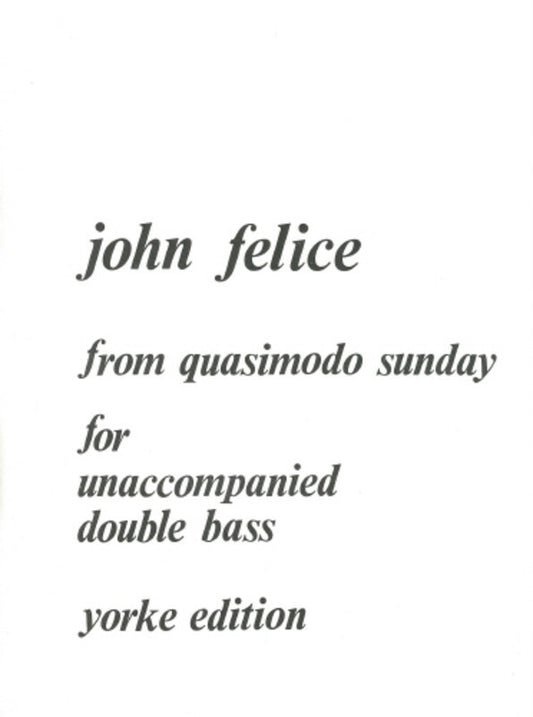 From Quasimodo Sunday Db Solo