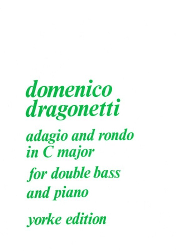 Adagio And Rondo C Double Bass/Piano (Softcover Book)
