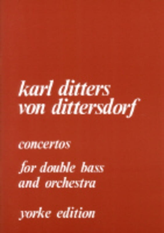 Concertos No 1 And 2 D Ed Slatford Double Bass/Piano (Softcover Book)