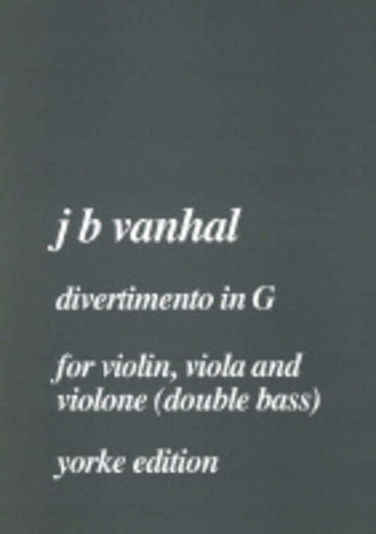 Divertimento G Violin Viola Double Bass Score/Parts (Set of Parts)
