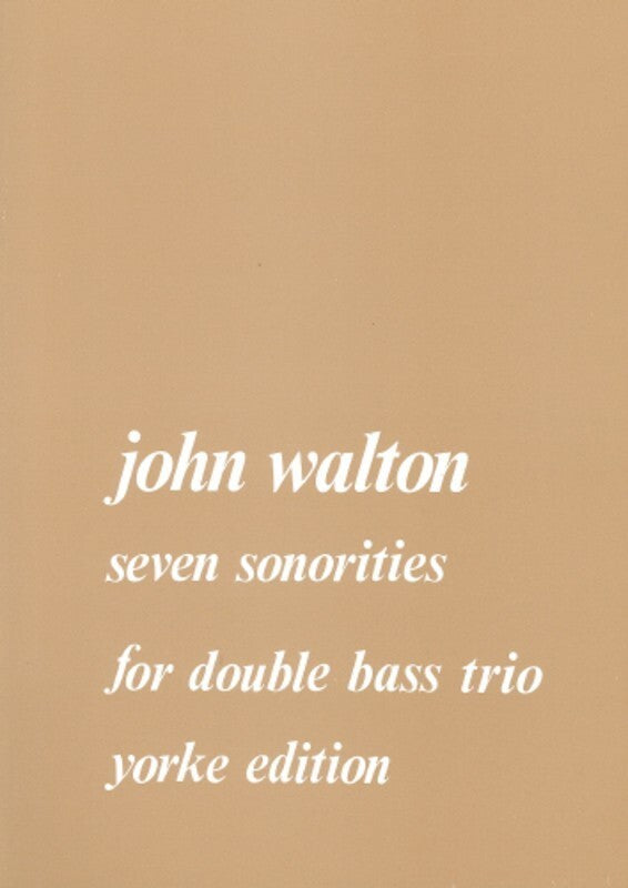 Sonorities 7 Db Trio Score/Parts