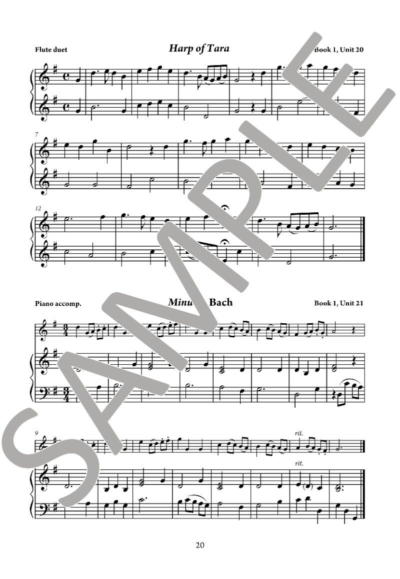 The Young Flute Player Book 3 - Teacher's Piano Accompaniment — view 4