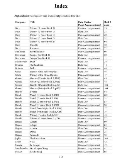 The Young Flute Player Book 3 - Teacher's Piano Accompaniment — view 2