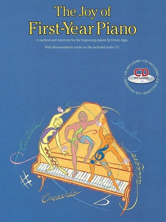 The Joy of First Year Piano by Denes Agay - CD Edition, Yorktown Music Press