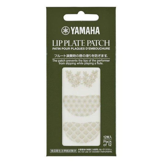 Lip Plate Patch for Flute - Pack of 12 Soft Silicone Stickers