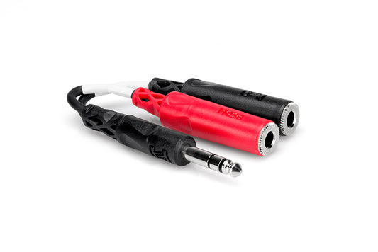 Hosa Stereo Breakout, 1/4 in TRS to Dual 1/4 in TSF