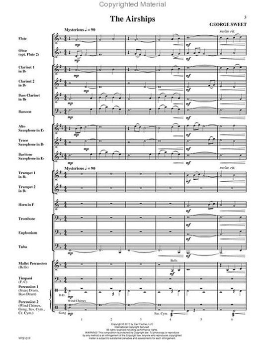 Airships Concert Band 2 Score Only