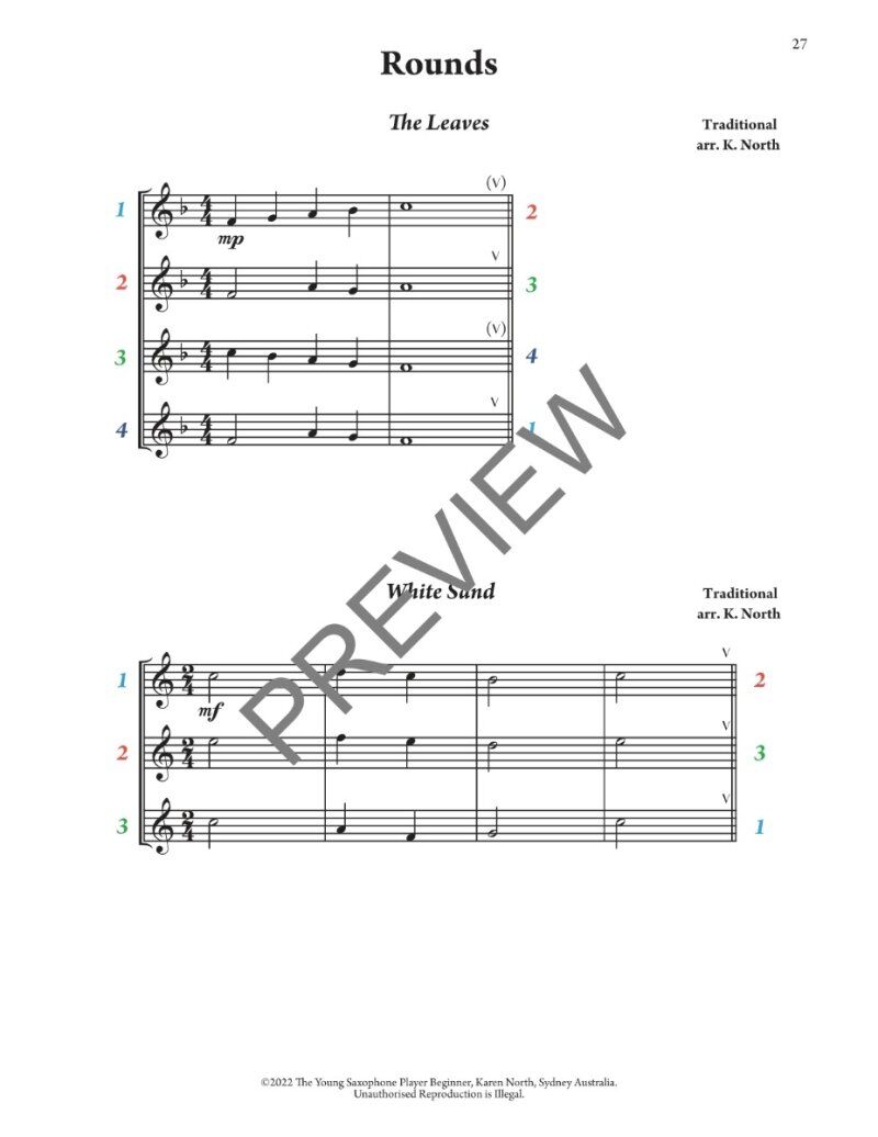 The Young Saxophone Player Beginner Duets & Trios Book 1 — view 2