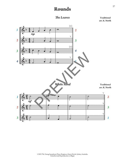 The Young Saxophone Player Beginner Duets & Trios Book 1 — view 2