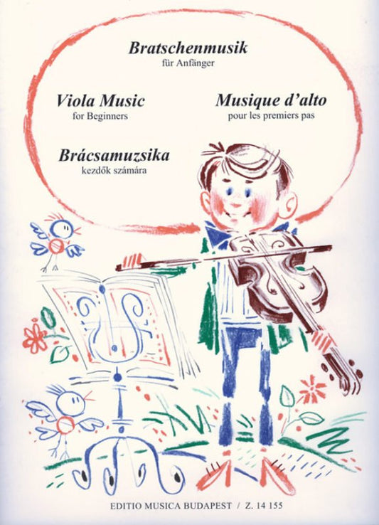 Viola Music For Beginners (Editio Musica Budapest)