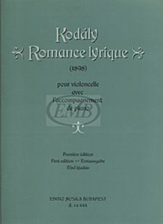 Romance Lyrique Cello / Piano