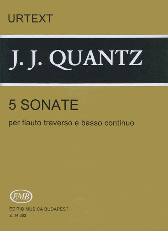 Sonatas 5 Flute Piano