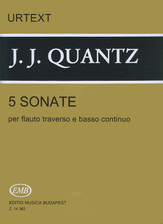 Sonatas 5 Flute Piano