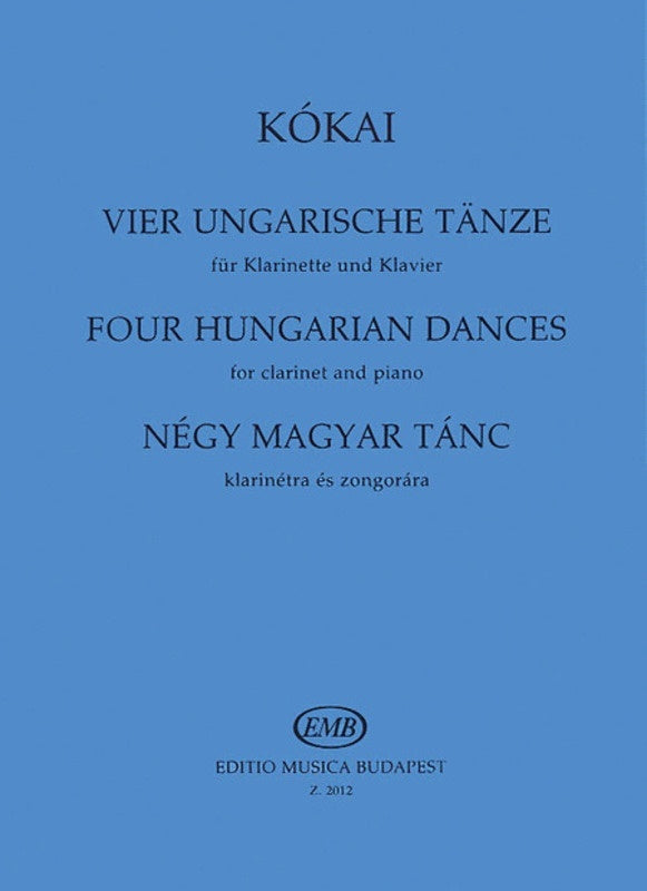 Hungarian Dances 4 clarinet Piano