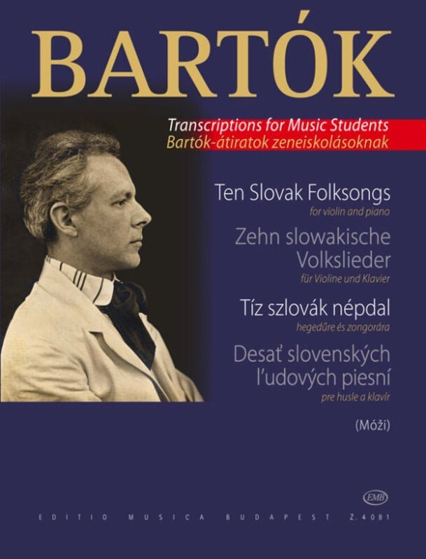10 Slovak Folk Songs Arr Mozi Violin Piano