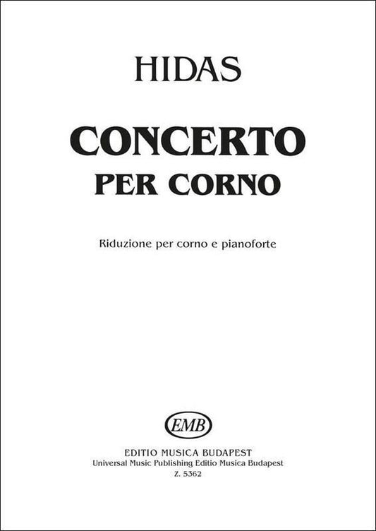 Hidas - Concerto For French Horn/Piano (Editio Musica Budapest)