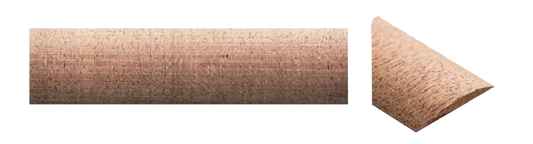 AMS Inside Back Strip Maple Semi Circle 490x20x3mm