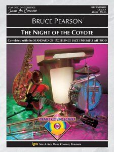 The Night of the Coyote - Jazz Ensemble Chart with Open Solos and CD for Improvisation
