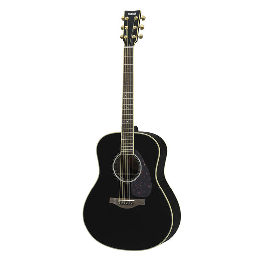 Yamaha LL6 ARE Original Jumbo Acoustic-Electric Guitar - Black