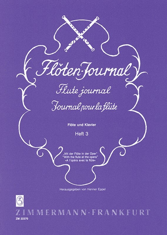 Flute Journal No 3 Flute/Piano (Softcover Book)