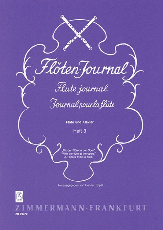 Flute Journal No 3 Flute/Piano (Softcover Book)