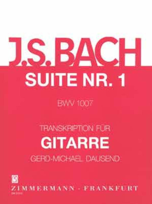 Bach - Suite No 1 Bwv 1007 Guitar Arr Dausend (Softcover Book)