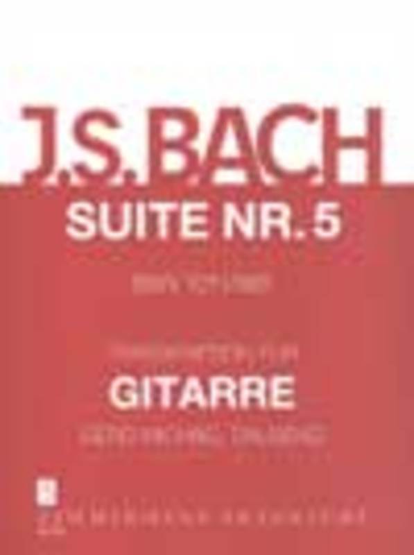 Bach - Suite No 5 Bwv 1011 Guitar Arr Dausend (Softcover Book)