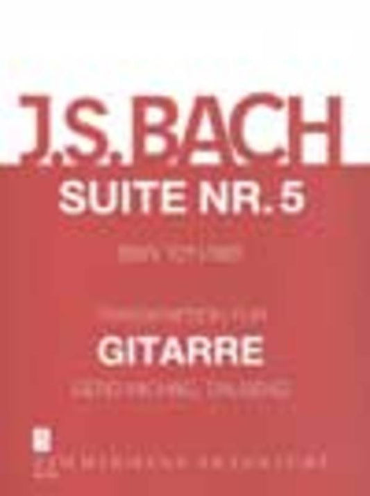 Bach - Suite No 5 Bwv 1011 Guitar Arr Dausend (Softcover Book)