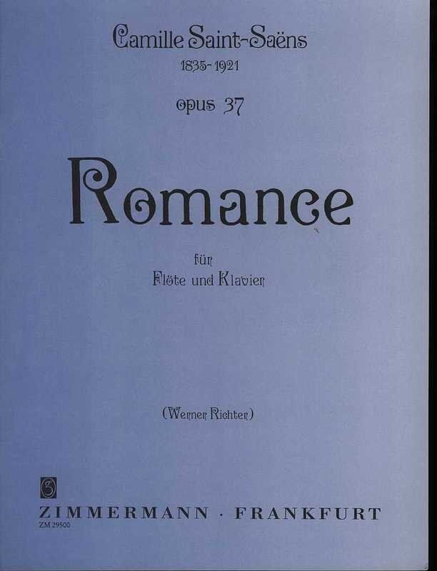 Saint-Saens - Romance Op. 37 for Flute (or Violin) and Piano