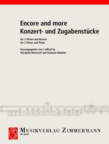 Encore and More for 2 Flutes and Piano - 125 Pages, Zimmermann